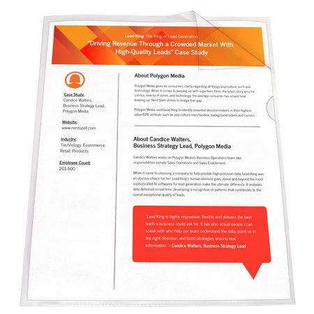 C-LINE PRODUCTS Project Folder with Antimicrobial Protection, reduced glare, 11 X 8 12, 25PK 62137